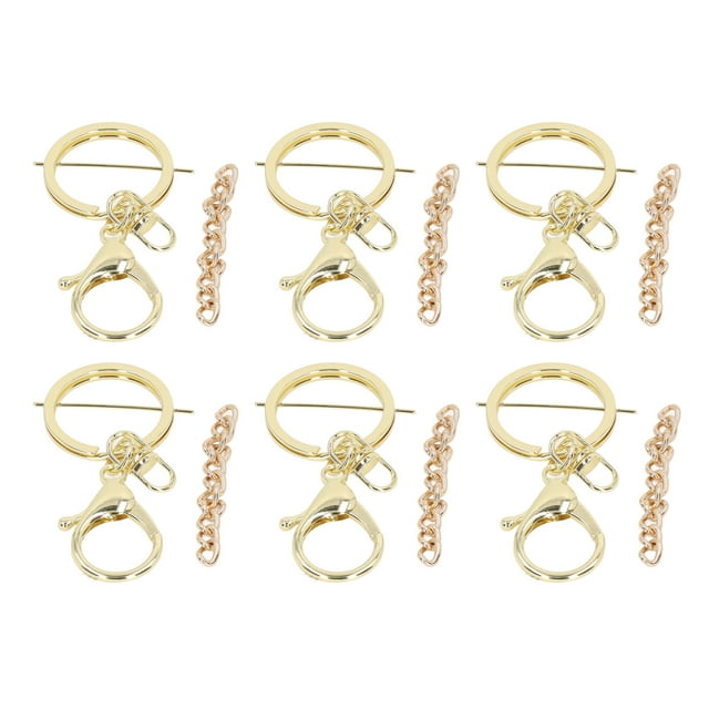 Accesorios para llaveros, kit para llaveros, 30 piezas, anillos para llaveros para manualidades, kit para hacer llaveros, muy recomendable