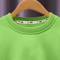 thumbnail image 5 of Staki Toddler Boy Clothes Toddler Boy Clothes,Long Sleeve Striped Pullover Sweatshirt & Solid Jogger Pants Set Baby Boy Outfits 2PCS 3-10Y(Green,8-9 Years), 5 of 7