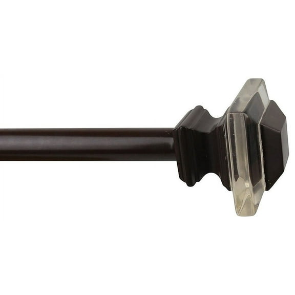 Urbanest 1" Cassini Adjustable Curtain Rod, 28"-48", Bronze