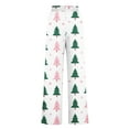thumbnail image 3 of Endives Pants For Women Christmas Printed Fashion Wide Leg Casual Pants Loose Running Pants Sports Pants, 3 of 6