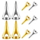 thumbnail image 2 of 10 anillos metálicos para separar el cabello, ideales para trenzas y otros peinados. También sirven como garras falsas para cosplay., 2 of 8