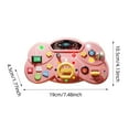 thumbnail image 2 of Educational Busy Board Playset Interactive Switches Activity Toy for Early Learning Development and Fine Motor Skills Practice, 2 of 5
