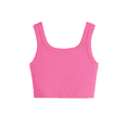 thumbnail image 2 of Womens Crop Tank Tops Rib-Knit Square Scoop Neck Workout Top Summer Yoga Gym Shirts, 2 of 4