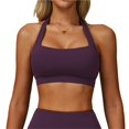 thumbnail image 1 of Sujetador deportivo  for mujer, cuello cuadrado, sin costuras, acolchado, for yoga, entrenamiento, camiseta sin mangas, 1 of 7