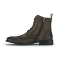 thumbnail image 4 of Polar Fox Manson MPX806091 Classic Wing-tip Burnished Style Dress Boots, in Cacao, Size 11, 4 of 8