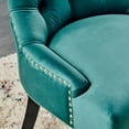thumbnail image 5 of Modway Regent Tufted Performance Velvet Dining Side Chairs - Set of 2 in Teal, 5 of 11