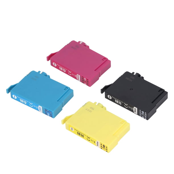 Cartuchos de tinta, sin deformas 4pcs Cartuchos de tinta color color rápido ultra alta salida alta cobertura para impresora
