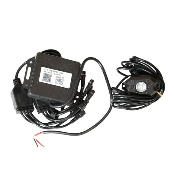 All Terrain Concepts 4-Piece Rock Lights with Bluetooth Color Control | iPhone & Android Compatible | RGB | Unlimited Color Options | Diecast Aluminum Housing | Waterproof & Shockproof | 500 Lumens |