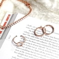 thumbnail image 4 of 14K Gold Plated Rings for Women | Gold Karma Circle Ring | Stackable Rings, 4 of 5