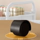 thumbnail image 5 of Estante De Almacenamiento De Plástico Carrito de cocina de 2 niveles con reposabrazos, color blanco, para artículos de tocador y sala de estar (1 unidad) JASKFLY, 5 of 8