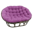 thumbnail image 2 of Blazing Needles Tufted Microsuede Double Papasan Cushion, Ultra Violet, 2 of 3