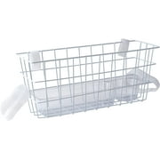 DMI Walker Basket with Removable Liner and Cup Holder, Fits Most Standard Walkers, Rust-Resistant, 16 x 5.5 x 7 in