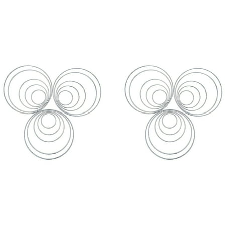 

30 PCS Silver Dream Catcher Metal Rings Supplies Macrame Rings Metal Hoops for Multi- Crafts Projects in 5 Sizes