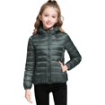 thumbnail image 2 of EnJoCho Girls Quilted Puffer Jacket Lightweight Packable Down Alternative Hooded Coat Cozy Winter Outerwear Fall Jacket for Kids, 2 of 6