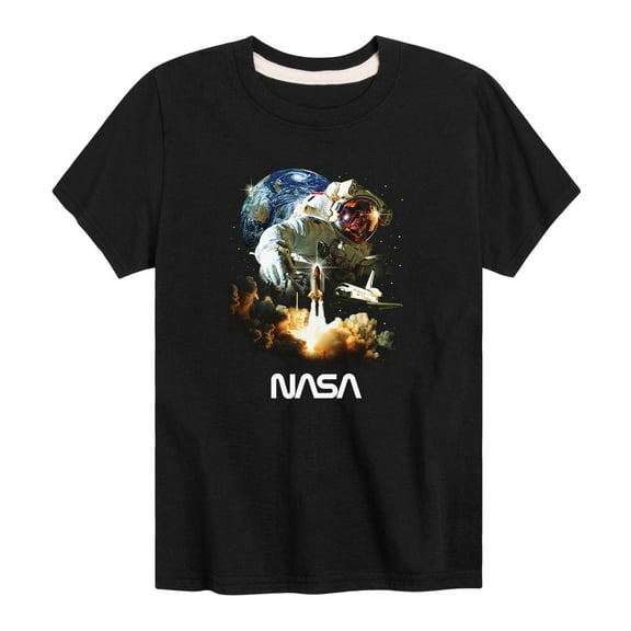 NASA - Space Shuttle Logo - Toddler And Youth Short Sleeve Graphic T-Shirt
