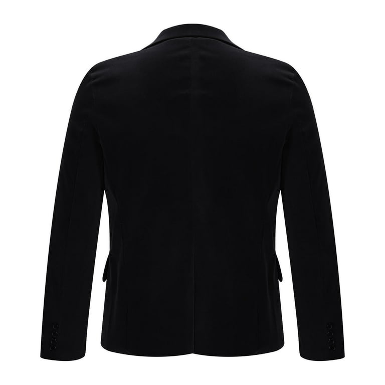 Jackets for Men Plus Size Gold Velvet Suit Blazer Casual Solid