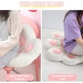 thumbnail image 4 of Cojín con forma de pata de gato, sofá perezoso, silla de oficina, cojín con pata de oso, Floo cálido, 4 of 5