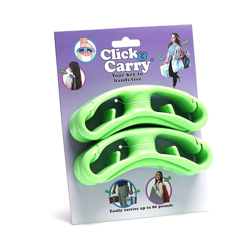 2Pack Green Click & Carry Bag Handle
