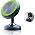 thumbnail image 1 of Soporte magnético universal para teléfono celular [rotación libre de 720 ° y actualización luminosa] Soporte para tablero de automóvil Adecuado para iPhone, iPad, Huawei, etc. (negro) JFHHH pequeña, 1 of 5