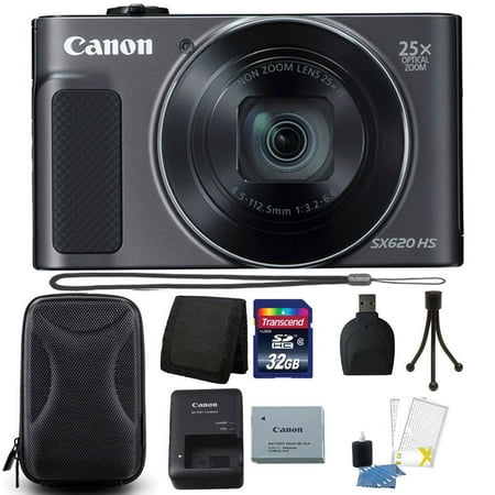 Canon PowerShot SX620 HS 20.2MP 25X Zoom WIFI Digital Camera with 32GB Accessory (Best Cheap Vlogging Camera With Flip Screen)