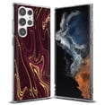 thumbnail image 1 of TalkingCase Slim Phone Case Compatible for Samsung Galaxy S22 Ultra 5G, Random Shapes 19 Print, Thin Light, Flexible, Soft, USA, 1 of 6