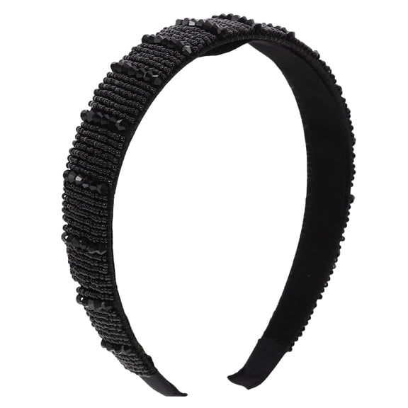 HEMOTON Black Rhinestone Hairband for Females Perfect for Parties Special Occasions Everyday Use