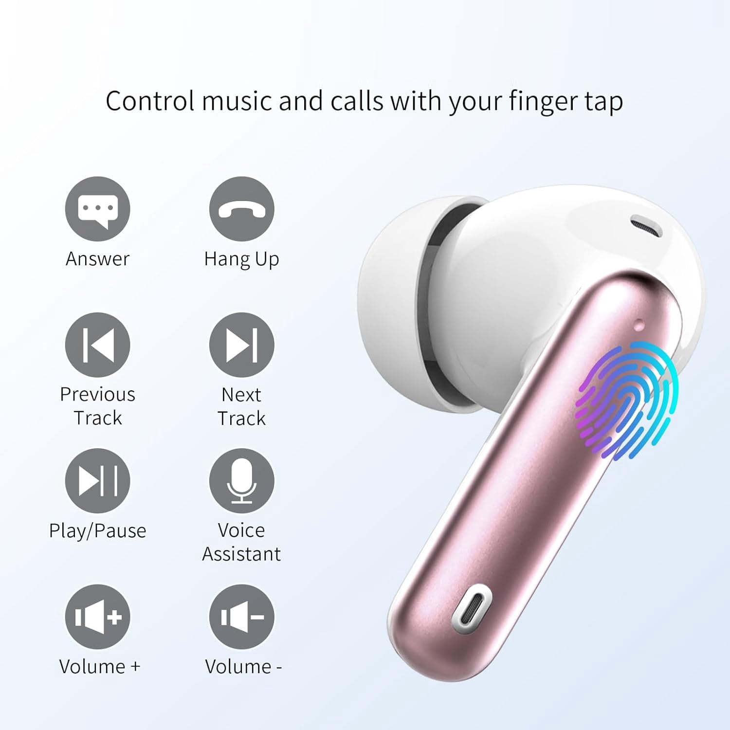 Bluetooth 5.4 Wireless headphone LED display bass stereo headphone, noise reduction microphone IP7 waterproof durable battery life, laptop phablet mobile phone fitness sports green