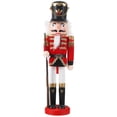 thumbnail image 1 of CIMAXIC Nutcracker Soldier Puppet Ornament Wooden Nutcracker Soldier Figure Decor,11.81"X3.35"X2.76", 1 of 4