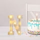 thumbnail image 4 of Fiudx Lámpara con Letras Led Decorativas, Luz Nocturna Tipo Marquesina, Decoración Versátil para El Hogar, Celebraciones de Cumpleaños y Bodas, Ambiente Romántico, Fácil de Usar con Pilas., 4 of 6