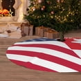 thumbnail image 6 of Yiaed USA Canada Flag Print Christmas Tree Skirt , Tree SkirtsTree Mat for Christmas Winter Holiday Indoor Decorations-30", 6 of 7
