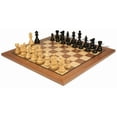 thumbnail image 4 of French Lardy Staunton Chess Set Ebonized & Boxwood Pieces with Classic Walnut Board - 2.75" King, 4 of 6