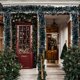 thumbnail image 5 of Guirnalda de oropel navideño de 200 cm con cintas de flores de rubia, adornos para árbol de Navidad, suministros de decoración para bodas, fiestas de Año Nuevo, 5 of 5