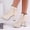 Z01-White, variant on Bmisegm Fashion Women's Shoes Breathable Chunky High Heels Retro Zipper Short Boots Boots for Women White 8