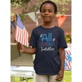 thumbnail image 2 of All American Toddler T-Shirt Toddler -Image by Shutterstock,  2 Toddler, 2 of 4