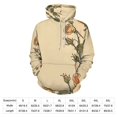 thumbnail image 4 of Rose Illustration Regular Fit Hoodie, Sporty Pullover Hooded Sweatshirt for Men Women L, 4 of 6