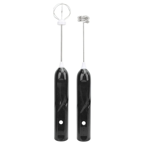 Espumador de Leche de Mano, Espumador de Leche Batidor recargable Eléctrico de Café Mezclador de Espuma para Bebidas Con 2 Accesorios para Batir Espumador de Café Para Latte,