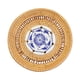 thumbnail image 2 of Mantel Individual tejido redondo de ratán, Boho, tapete de mesa rústico, tapete tejido para decoración del hogar, mesa de comedor, cena navideña al 13cm, 2 of 9