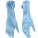 thumbnail image 1 of 1 par de guantes largos de satén con lazo para niños, guantes de dedos largos para fiesta de Halloween, guantes para disfraces, 1 of 5