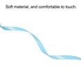 thumbnail image 3 of Uxcell 0.28" x 100 Yards Double Face Decorate Crafts Roll Satin Ribbon Lake Blue, 3 of 5