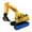 As show, variant on Toy Excavator, Building Toy Truck, Realistic Movable Arm Construction Vehicle for Kids, Durable ABS Plastic, Safe Push-Powered Design, Indoor Outdoor Play, Educational Gift for Boys and Girls