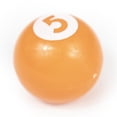 thumbnail image 1 of Tapon de Valvula para Bicicleta Modelo Billar Bola 5 Naranja, 1 of 2