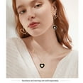 thumbnail image 5 of Linawe Black Heart Layered Necklaces for Women Trendy, Rose Gold Stainless Steel Pendant Choker Layering Necklace Set, Preppy Y2K Jewelry, Gift Valentines Day Anniversary Birthday, 5 of 7