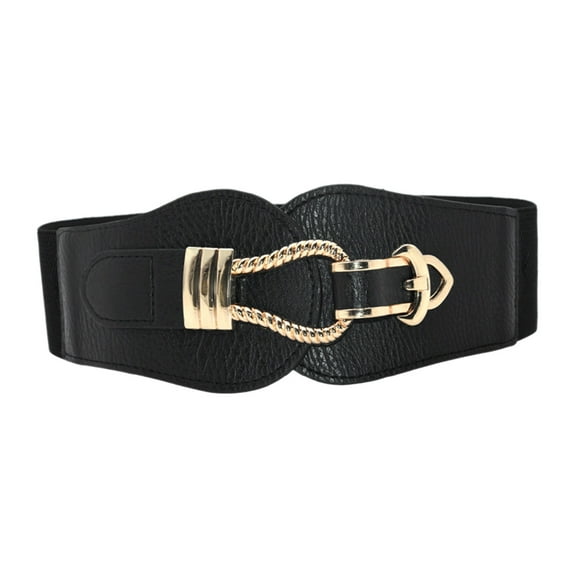 Dowegor Belts for Women, Women Corset Belt Wide Leather Waist Belt for Daily Punk Dresses Chest Elastic Waistband, Womens Belt, Western Belts for Woman