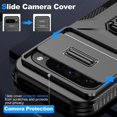 thumbnail image 2 of Funda para GANGXUN Google Pixel 9 Pro XL - Soporte metálico, Función magnética, Negro, 2 of 5