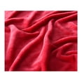 thumbnail image 4 of Red Fleece King Blanket 108X90 100% Polyester, 4 of 5