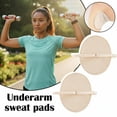 thumbnail image 3 of Armpit Sweat Pads, Underarm Sweat Pads for Women, Comfortable Unflavored, Non Visible, Extra Adhesive, Disposable, Sweat Free Armpit Protection - White B, 3 of 10