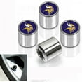 thumbnail image 1 of Minnesota Vikings Chrome Valve Stem Caps, 1 of 1