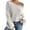 Grey, variant on Texiao Sweaters for Women,Women's Off Shoulder Long Sleeve Loose Knit Pullover Jumper Top