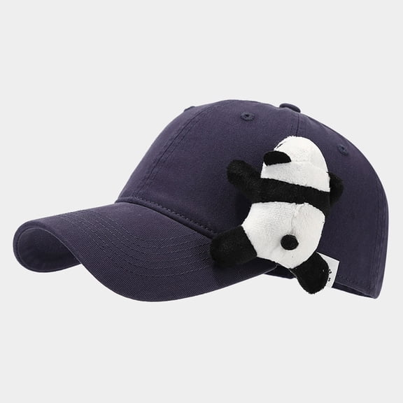 HONHUZH Summer Hats Womens Cute 3D Panda Baseball Hat Adjustable Summer Sun Cap