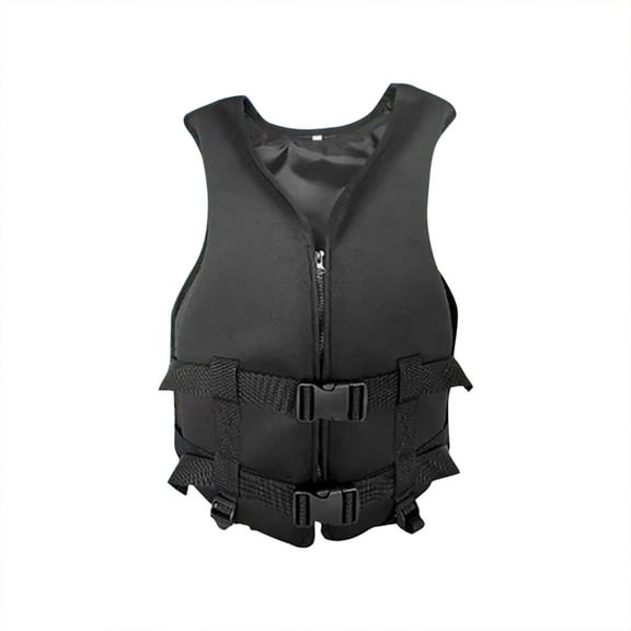 Unisex Kayak Vest High Buoyancy Safety Swim Jacket For Boating Swimming Watersports, Adjustable Straps And Side Buckles For Secure Custom Fit Suitable For Men And Women,